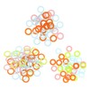 NUOBESTY 300pcs Circle Knitting Stitch Markers Set Crochet Marker Ring