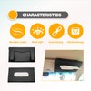 Premium PU Leather Car Tissue Holder Visor for Universal Auto,