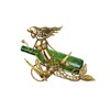 Golden Mermaid Metal Wine Bottle Holder