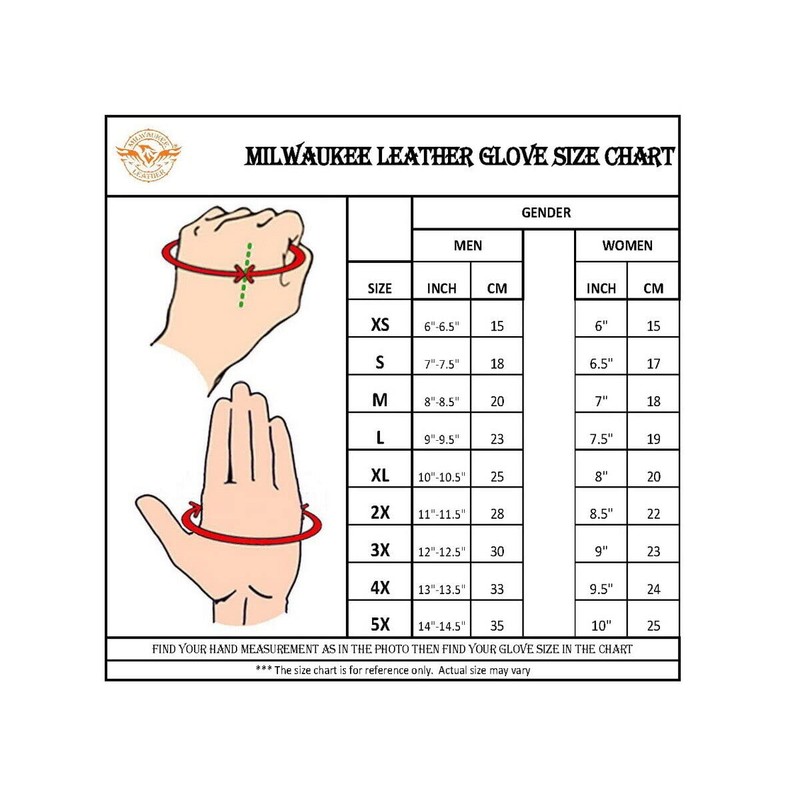 Men's Heated Leather Gauntlet Gloves w/Touch Screen Fingers (Large)