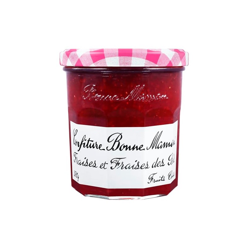 Bonne Maman Strawberry and Wild Strawberry Jam - Fraises des