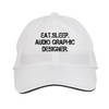 Makoroni - EAT Sleep EAT Sleep Audio Graphic Designer Hat