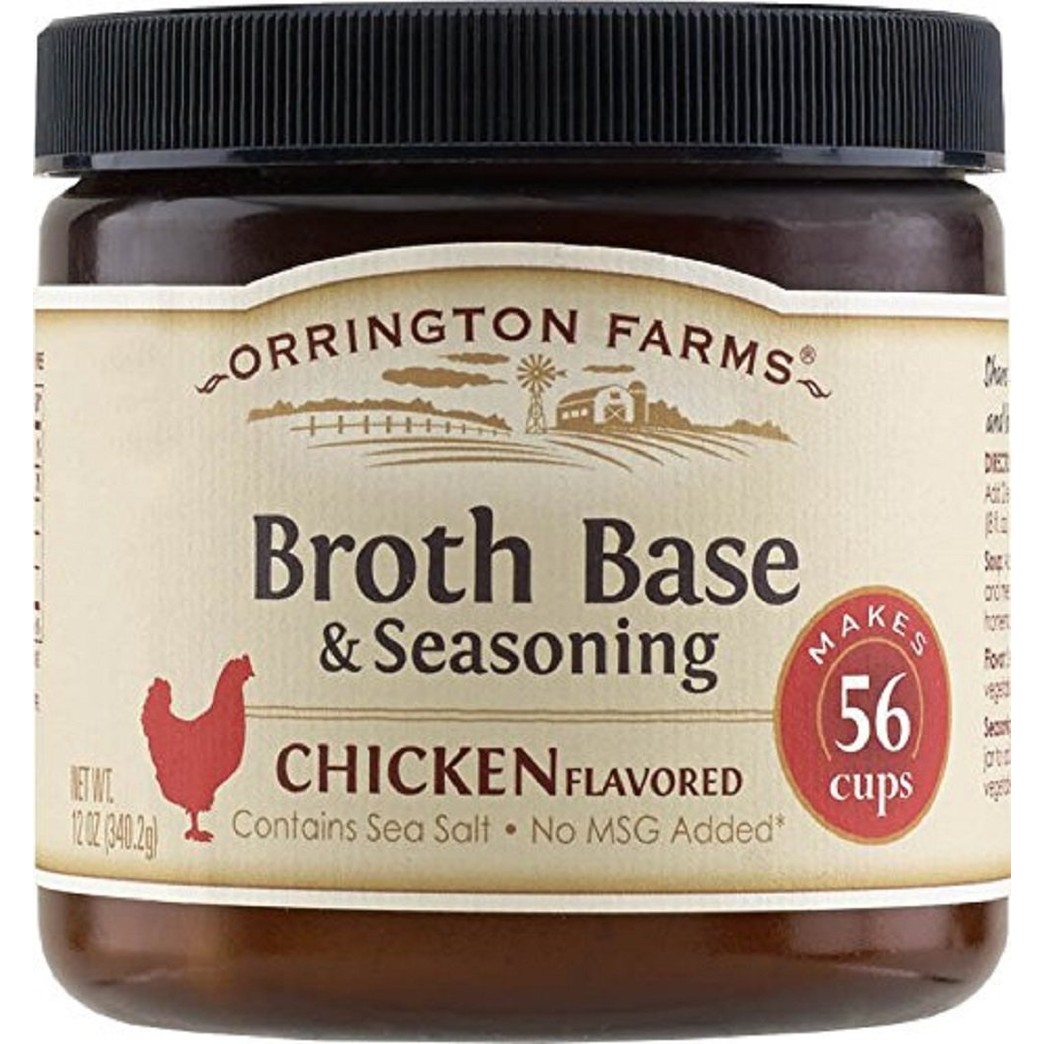 Orrington Farms Natural Broth Base & Seasoning, Chicken, 12 Ounce,pack of 3
