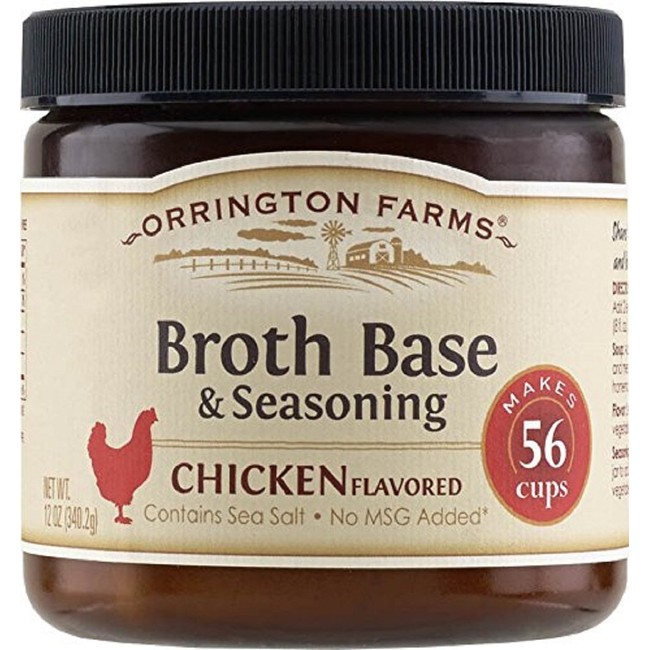 Orrington Farms Natural Broth Base & Seasoning, Chicken, 12 Ounce,pack of 3