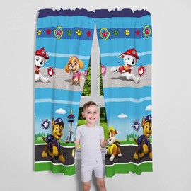 Franco - Juego de Cortinas de Cortina para habitación Infantil, 82 x 63 Pulgadas, Patrulla Canina