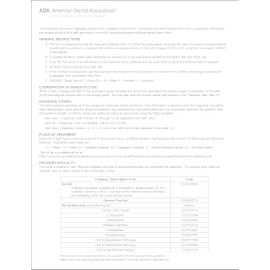 2024 New ADA Dental Claim Form- 2500 sheets