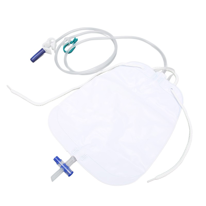5Pcs Urinary Drainage Bag Thickened PVC Anti Reflux Disposable Urine