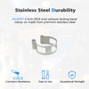 2 Inch (50.8 mm) Stainless Steel Welding Tacking Band Clamp,Clamp-On