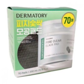 Deomatori Toner Pads Clear Black Portable Sheets 70 for Korean skincare routines, facial moisture and skin prep pads, Deomatori Import, Beauty and Personal Care