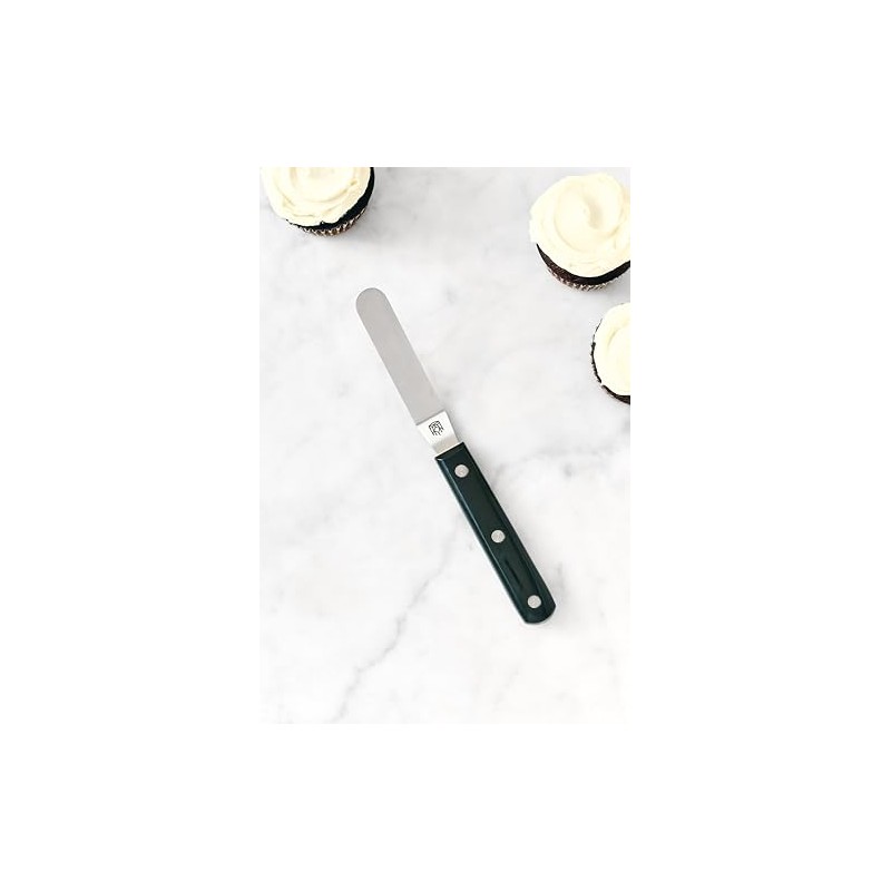 King Arthur Baking Company Offset Spatula, Japanese Stainless Steel, 4-Inch