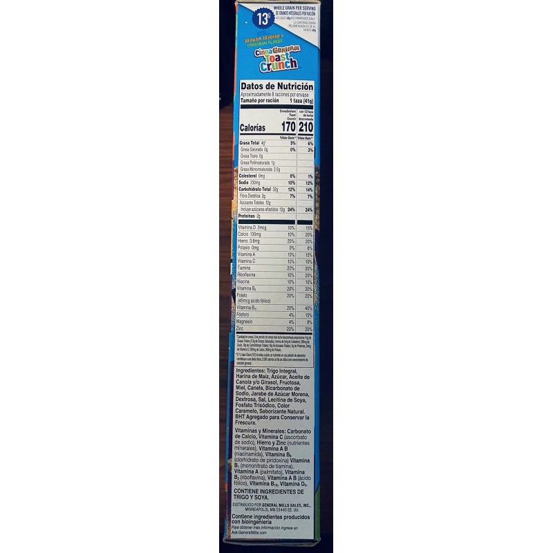 General Mills Cinna Graham toast crunch Cinnagraham Toast Crunch Limited