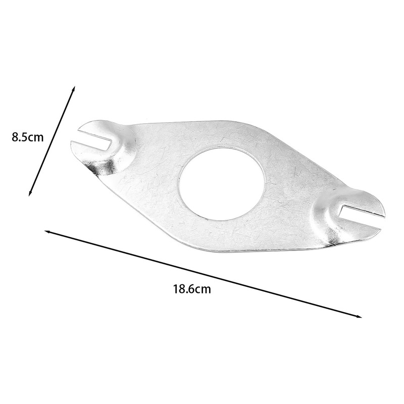 Sarini Toilet Tank Bottom Water Inlet Iron Plate, Close Coupling