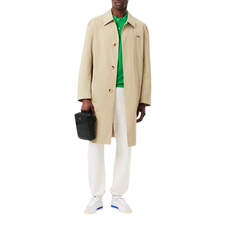 Lacoste Men's Vertical Camera Bag, Black, One Size