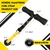 Nordic Hamstring Curl Strap - Holds 420 Pounds, Great for