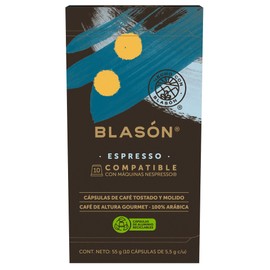 Blasón Cápsulas de Café Espresso 10 cápsulas