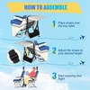 Airplane Foot Hammock, No Collapse Foot Rest for Plane Travel