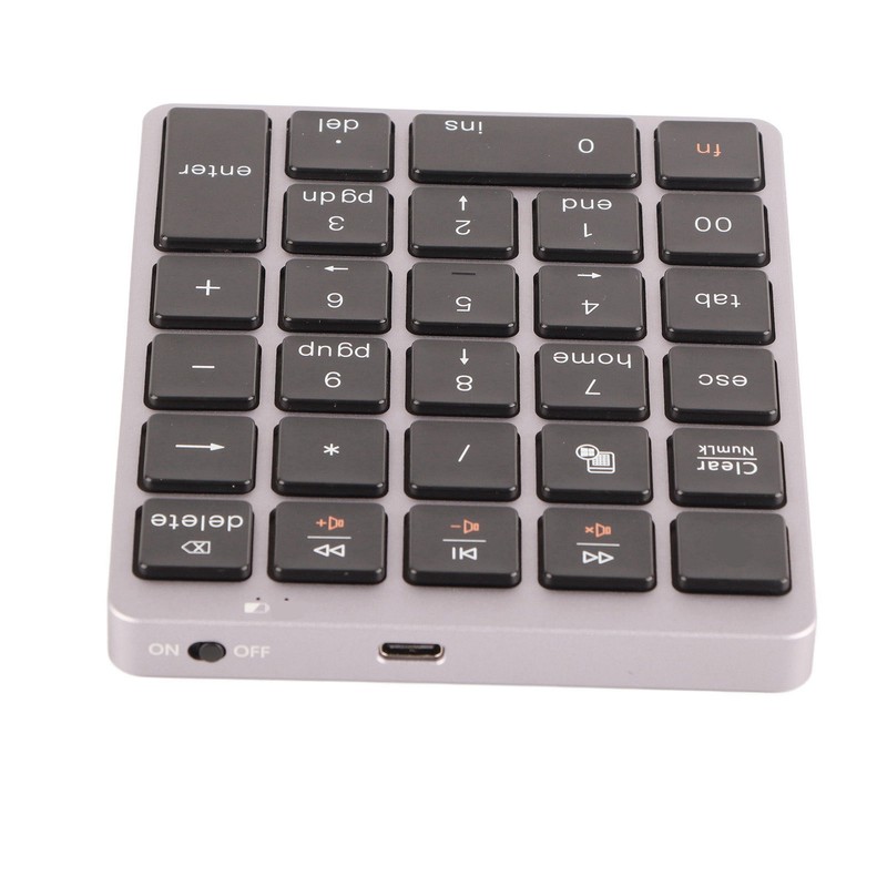 Bluetooth 3.0 Wireless Mechanical Numeric Keypad Notebook Desktop Computer Accessory