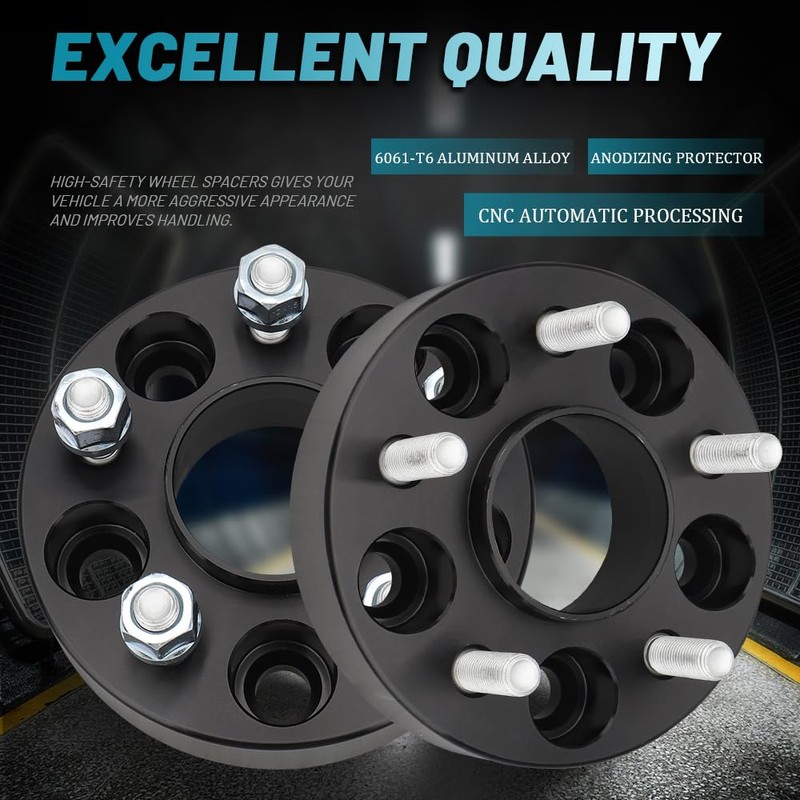IRONTEK 1.25" Wheel Spacers 5x4.25in Forged Spacers with 63.4mm Hub
