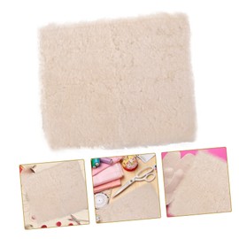 TEHAUX 3 Sheets Artificial Wool Padding Quilting Fabric Faux Wool Insole Fabric Warm DIY Craft