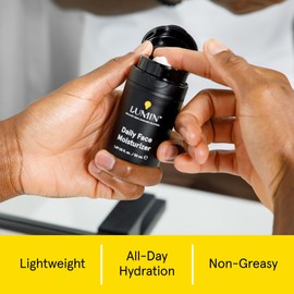 Lumin Daily Face Moisturizer for Men – Lightweight Hydrating Cream with Niacinamide, Men’s Face Lotion for Normal, Combination & Sensitive Skin, Korean Skincare, Smooth & Nourishing, 50ml, 2 Pack