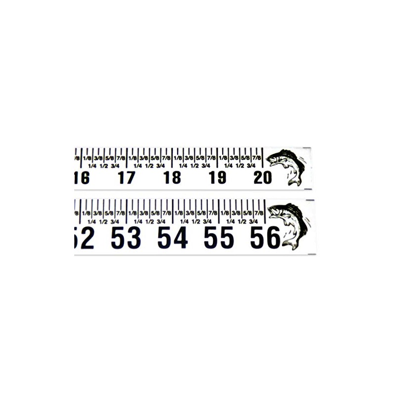 Oregon Rule Co. Big Fish Adhesive Backed Rules – 20