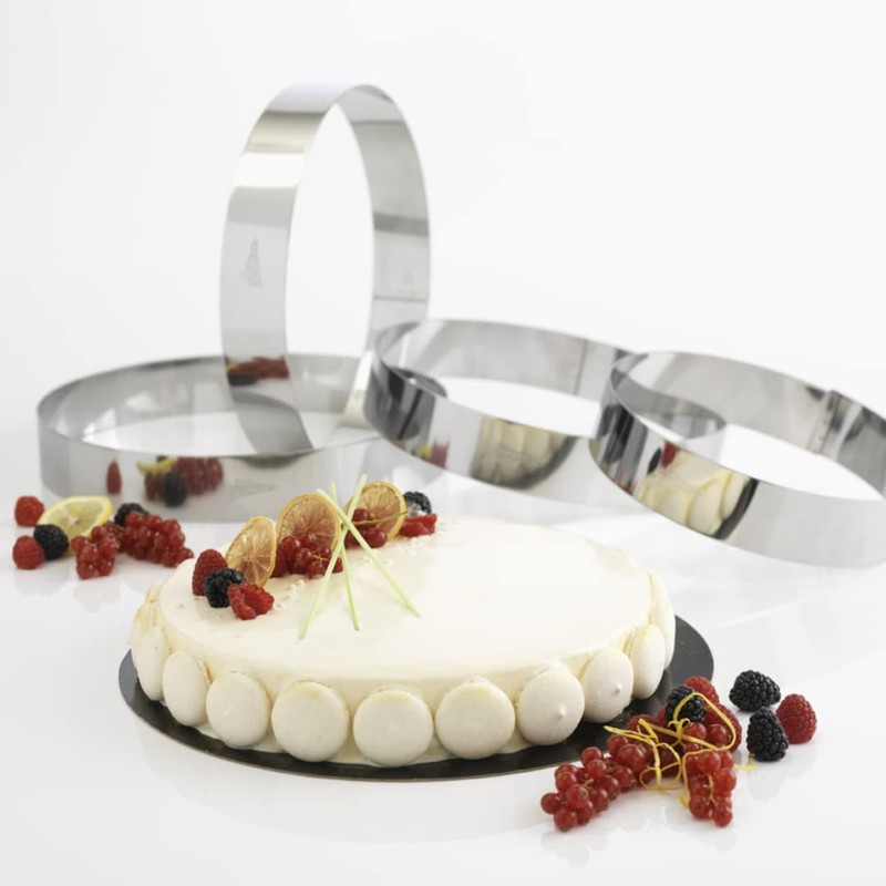 Patisse 2156 Tortenring aus Edelstahl 18/10