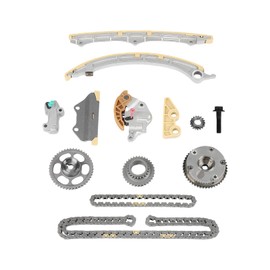 14510-R40-A01 Timing Chain Kit with Camshaft Adjuster Fit for Honda CR-V CRV Accord Crosstour, 2008-2015, 2.4L 2354CC L4 DOHC, Automotive CRV Timing Chain Set VVT Sprocket, Replaces# 14310R5A305