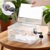 Clear Acrylic Donation Box, Ballot Box and Opinion Box with