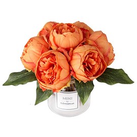 Flores Artificiales Falsas Peonías 7 Cabezas de Flores Arreglos de Flores de Seda Ramos de Boda Decoraciones Centros de Mesa Florales de Plástico Hogar Cocina Jardín Decoración de Fiesta