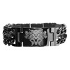 bahamut Mens Viking Odin Gungnir Mjolnir Stainless Steel Cool Cuban