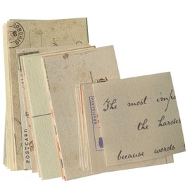 BIKHYY 360 Sheest Vintage Scrapbook Paper Craft Jouraling Decorative Handmade Paper Supplies Single Sided Cardstock Aesthetic Pack for DIY Arts and Crafts