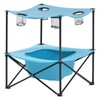 VEVOR Folding Camping Table, Portable Outdoor Lightweight Picnic Table, 600D
