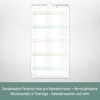 Häfft® Family Planner 2026 Compact with 4 Columns "Gold Leaf"