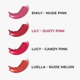 MCoBeauty Lip Plump 4-in-1 Hydrating Lacquer - Lily, Dusty Pink