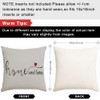 Home Sweet Home Quotes Throw Pillow Covers,18x18 Inch Farmhouse Red