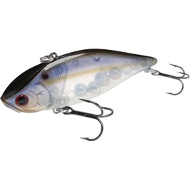 LUCKY CRAFT LV-500 MAX, 186 Ghost Threadfin Shad, Lipless Crankbait, Freshwater Bass Fishing Lure, Lucky Vibration, Sinking Lures, Long-Casting Crankbait, Premium Fishing Gear and Accessories