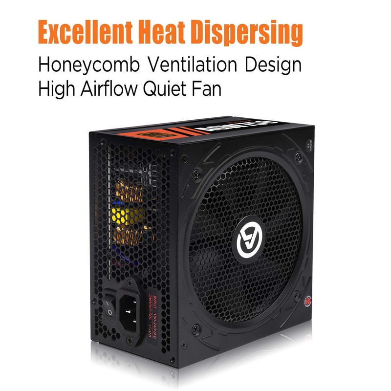 Power Supply 750W 80+ Bronze Certified PSU, Semi Modular, ATX