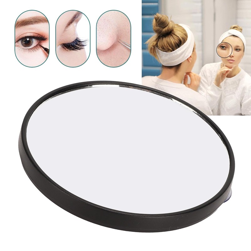 Brrnoo 15X Magnifying Mirror Suction Cups, Used for Makeup Eyebrows