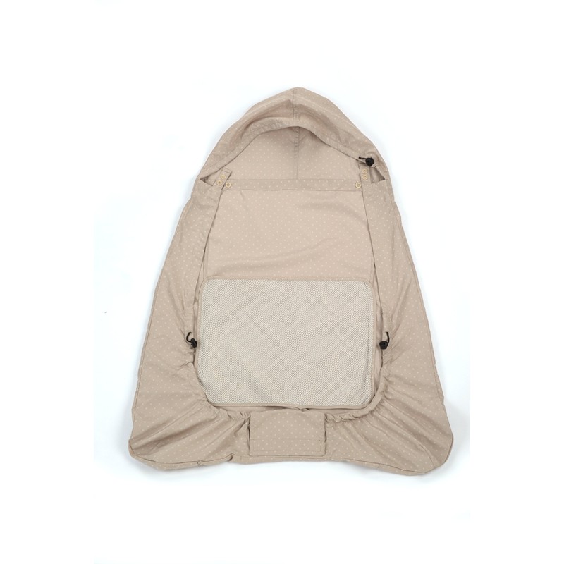 BABYHOPPER CKBH03002 Packable Rain Cover / Natural Dot [Rain Gear