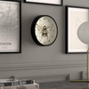 JONES CLOCKS Bee Wall Clock Small Modern Clock with Honey