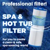 BlueRelax Hot Tub Filter Cartridge Replacement with Unicel 4CH-949 Filbur