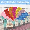 34Pcs Lightning Iron On Patches, 2.5" Embroidered Appliques