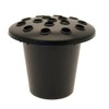 Black Plastic Grave Vase Container Insert