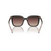 Coach HC8381U Universal Fit Sunglasses, Black/Transparent Blush/Brown Purple Grey Gradient,