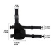 EKIND Tactical Drop Leg Holster, Adjustable Right Handed Thigh Gun