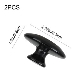 2 Pcs Facial Massage Stones Mushroom Shaped Gua Sha Stones Natural Face Scrapping Massagers for Face Eye Neck Spa Relaxing