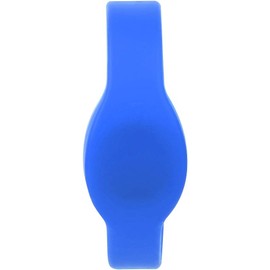 Material de Silicio Orgánico de Calidad, No Tóxico, sin Crack, Larga Vida útil y No Irritante, Pulsera RFID Impermeable 10 Piezas de Silicona para Piscina, Sala de Sauna con (Azul)