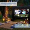 Xmaybang 16ft Inflatable Projector Screen, Outdoor Projector Screen, Front/Rear Projection,