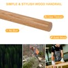 ROTHLEY Pipe Handrails for Indoor Stairs: 3.3FT Stair Railing Indoor