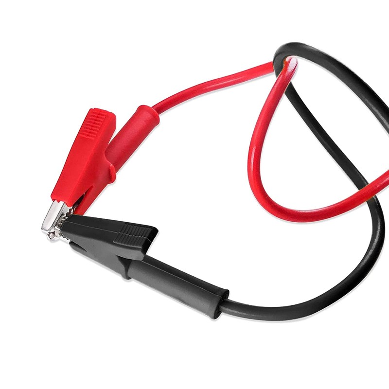 Cleqee Dual End Alligator Clip Cord Set 1000V 15A Alligator